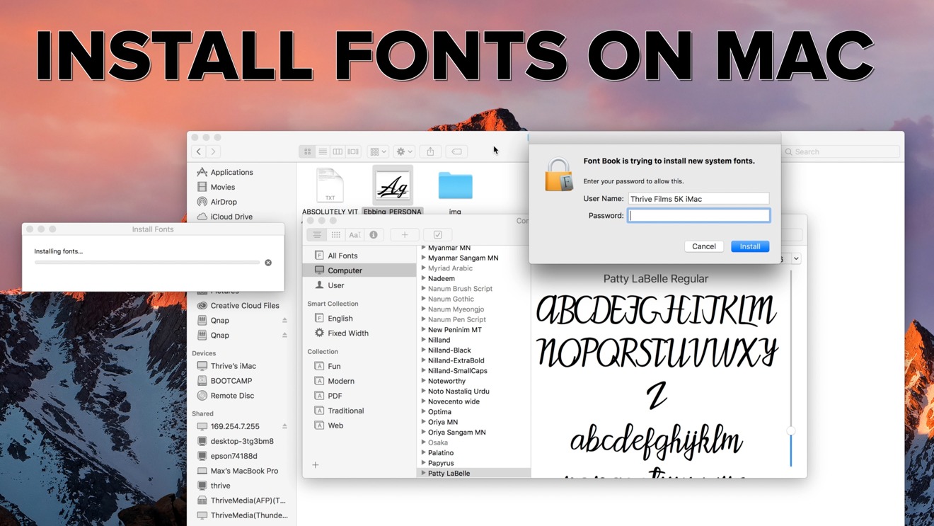 adding fonts to word for mac youtube